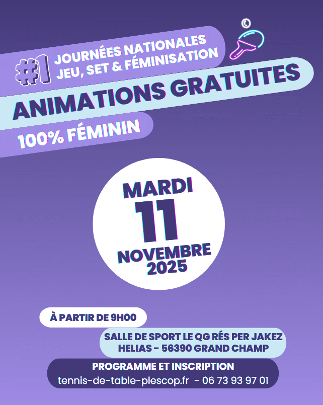 affiche tournoi féminin